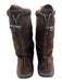 Merrell Shoe Size 7 Dark Brown Leather Upper Suede Shearling Lined Boots Dark Brown / 7
