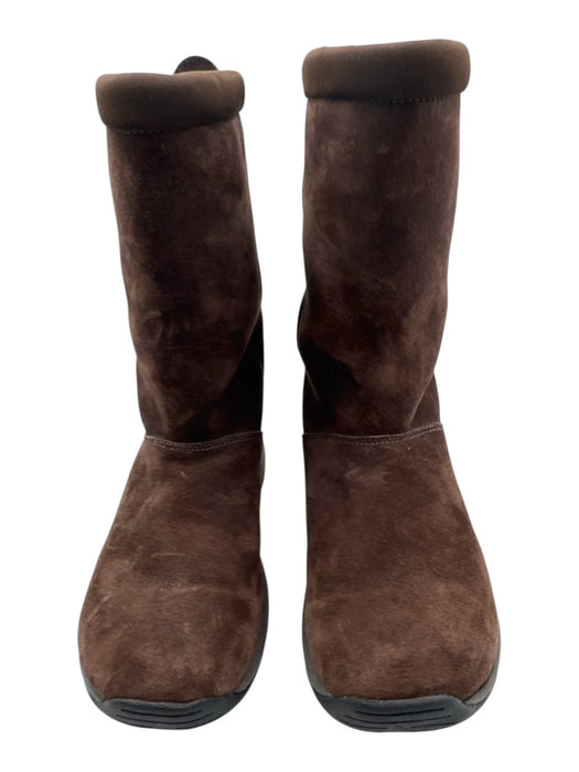 Merrell Shoe Size 7 Dark Brown Leather Upper Suede Shearling Lined Boots Dark Brown / 7