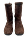 Merrell Shoe Size 7 Dark Brown Leather Upper Suede Shearling Lined Boots Dark Brown / 7