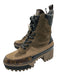 Louis Vuitton Shoe Size 37 Brown Leather & Coated Canvas Monogram Detail Boots Brown / 37