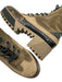 Louis Vuitton Shoe Size 37 Brown Leather & Coated Canvas Monogram Detail Boots Brown / 37