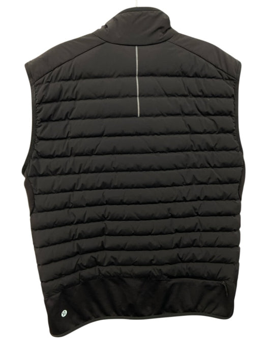 Lululemon Size L Black Solid Zipper Men's Vest Black / L