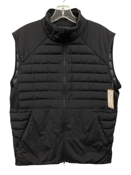 Lululemon Size L Black Solid Zipper Men's Vest Black / L