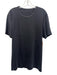Lululemon Size Est L Dark Gray Solid Athleisure Men's Short Sleeve Shirt Dark Gray / Est L