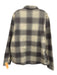 Vuori Size L Beige & Gray Cotton Plaid Buttons Men's Jacket Beige & Gray / L