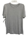 Lululemon Size Est L Gray Solid Athleisure Men's Short Sleeve Shirt Gray / Est L