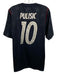 Nike Size L Navy Blue Synthetic Stars Athletic Soccer Men's Short Sleeve Navy Blue / L