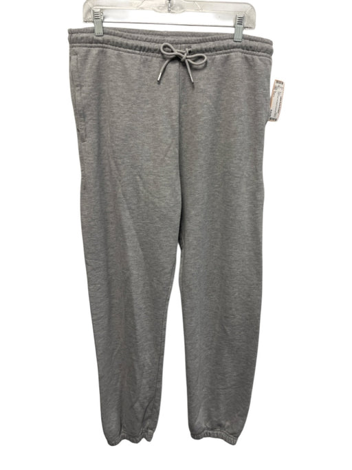 Alo Size Est L Gray Solid Sweatpant Men's Pants Gray / Est L