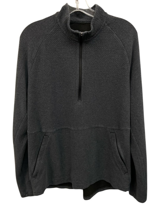 Lululemon Size L Gray Solid Quarter Zip Men's Jacket Gray / L