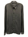Lululemon Size Est L Gray Solid Button Down Men's Long Sleeve Shirt Gray / Est L