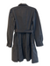 SONIA by Sonia Rykiel Size 38 Black Cotton Blend Collared Double Breast Jacket Black / 38