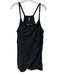 FP Movement Size Est L Charcoal Black Cotton Silk Sleeveless Patch Pocket Romper Charcoal Black / Est L