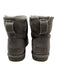 Ugg Shoe Size 8 Taupe Gray Leather Upper Shearling Lined Slipper Round Toe Boots Taupe Gray / 8