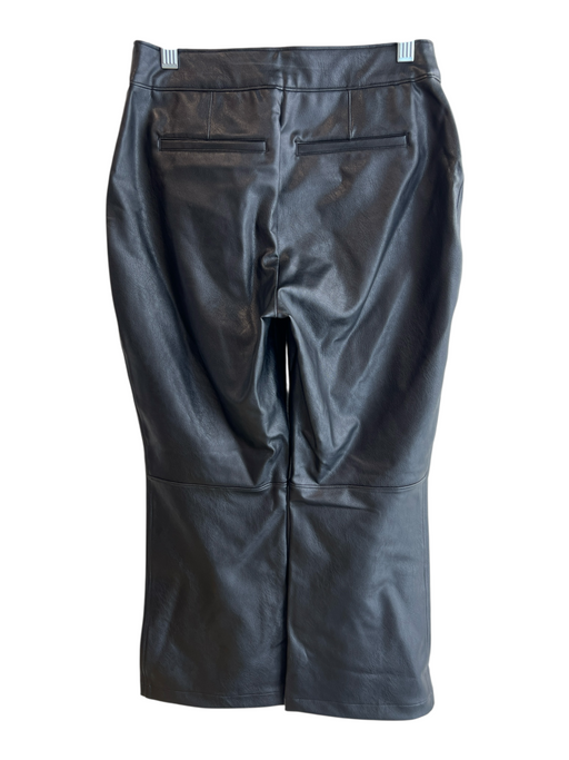 Spanx Size Medium Black Polyester Blend Stretch Waist Faux Pockets Pull On Pants Black / Medium