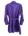Karina Grimaldi Size S Purple Cotton Collar Button Down Long Sleeve Dress Purple / S