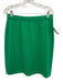 St John Collection Size 12 Kelly Green Wool & Rayon Elastic Waist Knit Skirt Kelly Green / 12