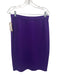 St John Collection Size 8 Purple Wool & Rayon Elastic Waist Knit Skirt Purple / 8