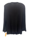St John Basics Size 8 Midnight Black Wool & Rayon Shoulder Pads Knit Jacket Midnight Black / 8