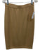 St John Collection Size 8 Yellow Beige Wool & Rayon Jacket Zip Up Skirt Set Yellow Beige / 8