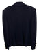St John Basics Size 10 Navy blue & gold Wool & Rayon Buttons Jacket Skirt Set Navy blue & gold / 10