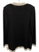 St John Evening Size 8 Black & Silver Wool & Rayon Rhinestone Zip Up Jacket Black & Silver / 8