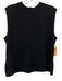 St John Basics Size M Black Wool & Rayon Sleeveless Mock Neck Knit Top Black / M
