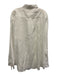 Billy Reid Size XXL White Linen Solid Button Down Men's Long Sleeve Shirt White / XXL