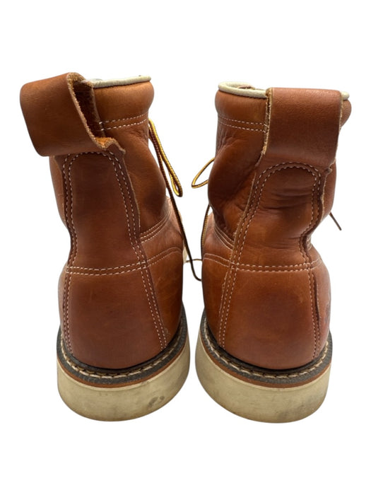 Thorogood Shoe Size 9.5 Brown Leather Solid Boot Men's Shoes Brown / 9.5