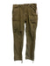 Buck Mason Size 36 Green Cotton Solid Cargo Pocket Military Men's Pants Green / 36