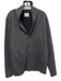 Billy Reid Size L Gray Cotton Blend Solid Shawl collar Men's Long Sleeve Shirt Gray / L