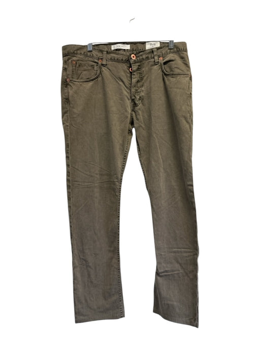 Billy Reid Size 34 Tan Cotton Blend Solid Khakis Men's Pants Tan / 34
