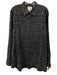 Billy Reid Size XL Black & Gray Cotton All Over Print Men's Long Sleeve Shirt Black & Gray / XL