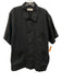 Buck Mason Size XXL Black Linen Solid Buttons Men's Short Sleeve Black / XXL