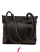 Prada Dark Brown Tessuto Nylon Top Handle Logo Tote Zip Close Bag Dark Brown / Small