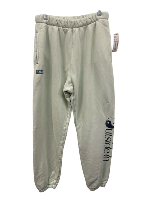 Madhappy Size M Green Cotton Elastic Waist Graphic Print Sweatpants Pants Set Green / M