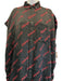 Balenciaga Wardrobe Size 34 Black & Red Viscose Blend Satin Logo Dress Black & Red / 34