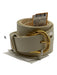Zimmermann Cream White Leather Twisted Cable Logo Gold Hardware Belts Cream White / M/L