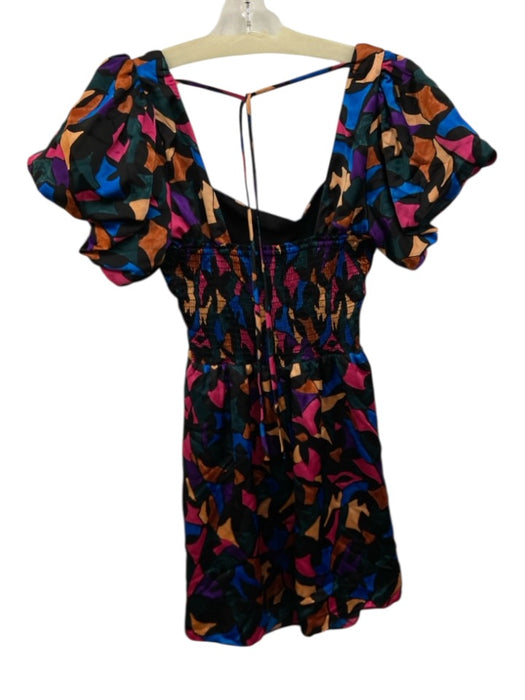 Show Me Your Mumu Size Medium Purple, Pink, Green Polyester Abstract Print Dress Purple, Pink, Green / Medium