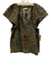 Ulla Johnson Size 8 Green, Yellow, Blue Cotton Cap Sleeve Floral Split Neck Top Green, Yellow, Blue / 8