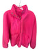 FP Movement Size S Hot pink Polyester Fleece Zip Snap Button Athletic Jacket Hot pink / S