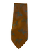 Armani Brown & Green Silk Abstract Men's Ties Brown & Green