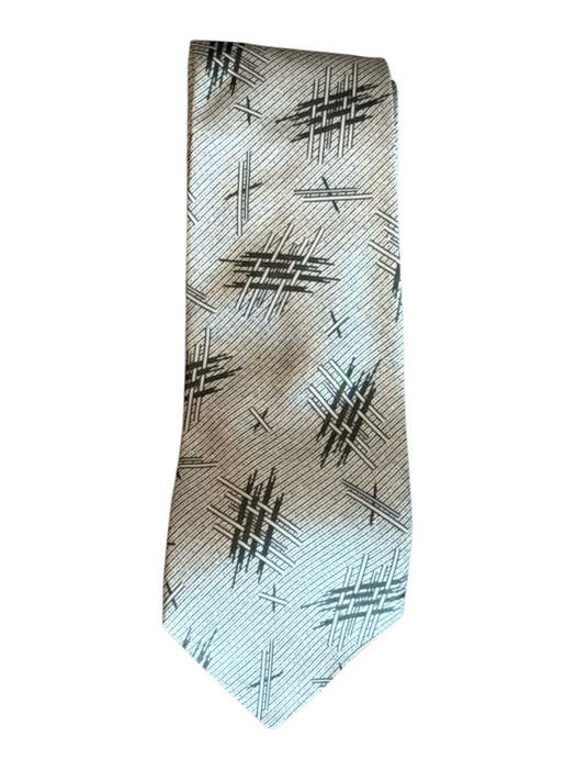 Armani Gray Silk Striped Men's Ties Gray