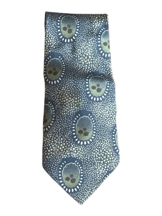 Armani Blue & Green Silk Abstract Men's Ties Blue & Green