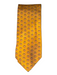 Zegna Orange Silk Floral Men's Ties Orange