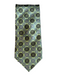 Zegna Green & Gray Silk Abstract Men's Ties Green & Gray