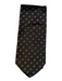 Boss Black & Orange Silk Sqaures & Floral Men's Ties Black & Orange