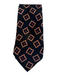 Fendi Black & Beige Silk Abstract Men's Ties Black & Beige