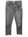 Agolde Size 29 Blue Wash Cotton Button Front Ripped Knee Faded Jeans Blue Wash / 29