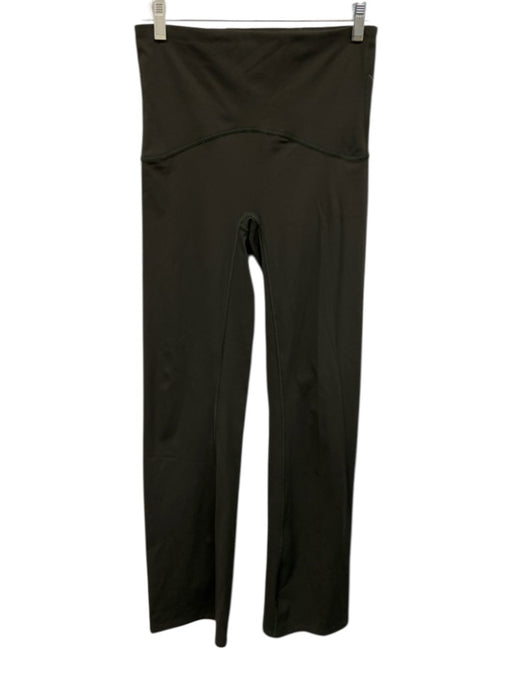 Spanx Size M Dark Green Synthetic Elastic Waist Athletic Leggings Dark Green / M