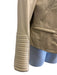 Burberry Size 8 Light Taupe Gray Lamb leather Moto Black Hardware Jacket Light Taupe Gray / 8